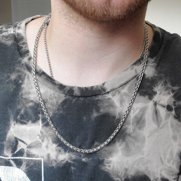 Clocks and Colours 925 silver Scorpion x Woven Chain - Picture 3 of 3